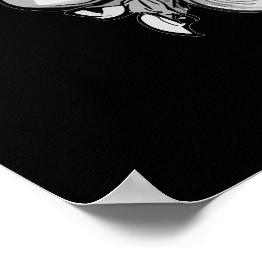 Bis zum Tod tun uns Halloween-Party willkommen Poster (Ecke)