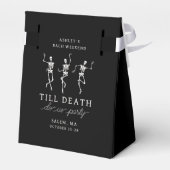 Bis zum Tod tun uns Party Bachelorette Wochenende Geschenkschachtel (Rückseite)