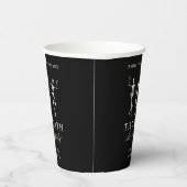 Bis zum Tod tun uns Party Bachelorette Wochenende Pappbecher (Rechts)