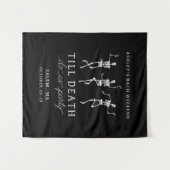 Bis zum Tod tun uns Party Bachelorette Wochenende Wandteppich (Vorderseite (Horizontal))