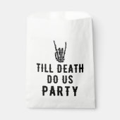 Bis zum Tod tun uns Party Brautparty Geschenktütchen (Vorderseite)
