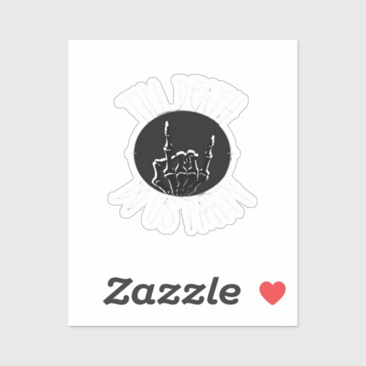 Bis zum Tod tun uns Party Classic Aufkleber (Blatt)