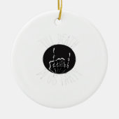 Bis zum Tod tun uns Party Classic Keramik Ornament (Vorne)