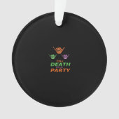 Bis zum Tod tun uns Party Classic Ornament (Vorderseite)