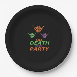 Bis zum Tod tun uns Party Classic Pappteller