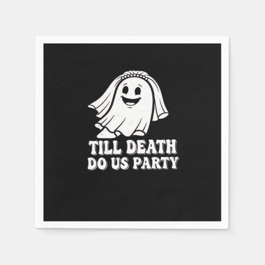 Bis zum Tod tun uns Party Classic Serviette (Vorderseite)