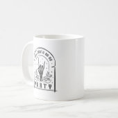 Bis zum Tod tun uns Party Geschenke Retro Bachelor Kaffeetasse (Vorderseite Links)