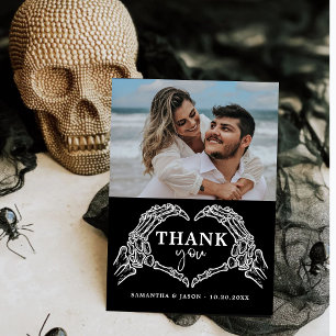 Bis zum Tod tun uns Party Gothic Halloween Hochzei Einladung