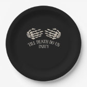Bis zum Tod tun uns Party Halloween-Party Pappteller (Vorderseite)