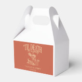 Bis zum Tod tun uns Party maßgeschneiderte Hochzei Geschenkschachtel (Vorderseite)