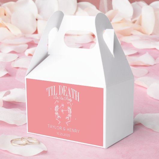 Bis zum Tod tun uns Party maßgeschneiderte Hochzei Geschenkschachtel (Hochzeit)