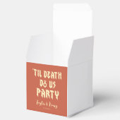 Bis zum Tod tun uns Party maßgeschneiderte Hochzei Geschenkschachtel (Geöffnet)