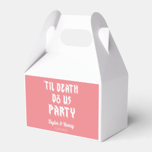 Bis zum Tod tun uns Party maßgeschneiderte Hochzei Geschenkschachtel