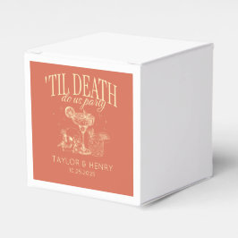 Bis zum Tod tun uns Party maßgeschneiderte Hochzei Geschenkschachtel