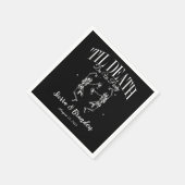 Bis zum Tod tun uns Party Personalisiert Hochzeit  Serviette (Ecke)