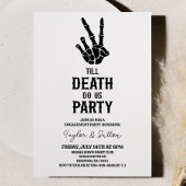 Bis zum Tod tun Uns Party Skelett-Engagement Parte Einladung