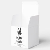 Bis zum Tod tun uns Party Skelett Junggeselinnen-A Geschenkschachtel (Geöffnet)