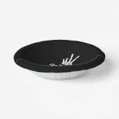 Bis zum Tod tun uns Party Skelett Junggeselinnen-A Pappteller (Gewinkelt)