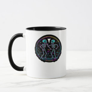 Bis zum Tod tun uns Party Skelettentanz Party Klas Tasse