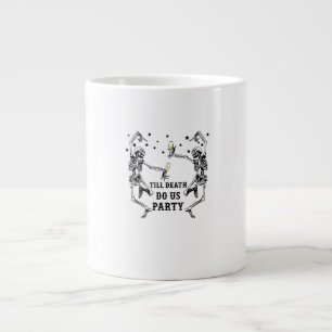 Bis zum Tod tun uns Party Skelettin Bridesmaid Jumbo-Tasse