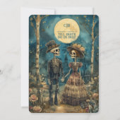 Bis zum Tod tun uns Teil 2 | TAROT SAVE THE DATE Einladung (Rückseite)