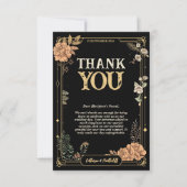 Bis zum Tod tun uns Teil Dankeschön Karte (Vorderseite)