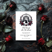 Bis zum Tod tun uns Teil Elegant Save the Date geh Einladung