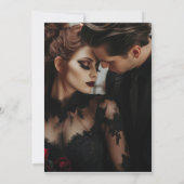 Bis zum Tod tun uns Teil Elegant Save the Date geh Einladung (Rückseite)