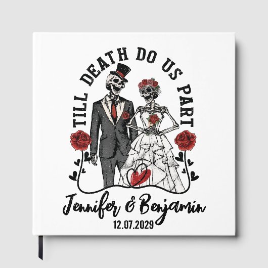 Bis zum Tod tun uns Teil Halloween Gästebuch (Vorderseite)