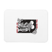 Bis zum Tod tun uns Teil Hochzeit Skelett Couple V Magnet (Horizontal)