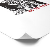 Bis zum Tod tun uns Teil Hochzeit Skelett Couple V Poster (Ecke)