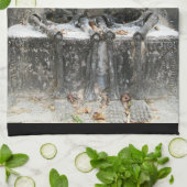 Bis zum Tod tun uns Teil ... Nong Khai, Thailand Geschirrtuch (Gefaltet)