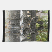 Bis zum Tod tun uns Teil ... Nong Khai, Thailand Geschirrtuch (Horizontal)