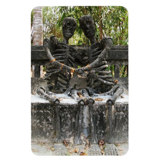 Bis zum Tod tun uns Teil ... Nong Khai, Thailand Magnet (Vertikal)