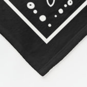 Bis zum Tod tun uns Teil Skelett Paar Personalisie Fleecedecke (Ecke)