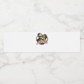 Bis zum Tod tun uns Teil Valentine Skelett Classic Wasserflaschenetikett (Einzelnes Label)