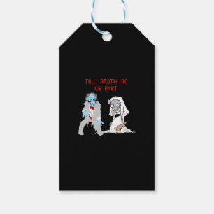 Bis zum Tod tun uns Teil Zombie Wedween Cou Geschenkanhänger
