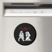 Bis zum Tod tun uns Teil Zombie Wedween Cou Magnet (In Situ (Geschirrspüler))