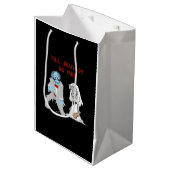 Bis zum Tod tun uns Teil Zombie Wedween Cou Mittlere Geschenktüte (Vorderseite Schrägansicht)