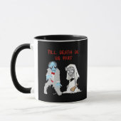 Bis zum Tod tun uns Teil Zombie Wedween Cou Tasse (Links)