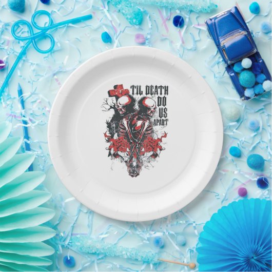 Bis zum Tod tun wir als Classic Pappteller (Party)