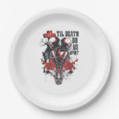 Bis zum Tod tun wir als Classic Pappteller (Vorderseite)