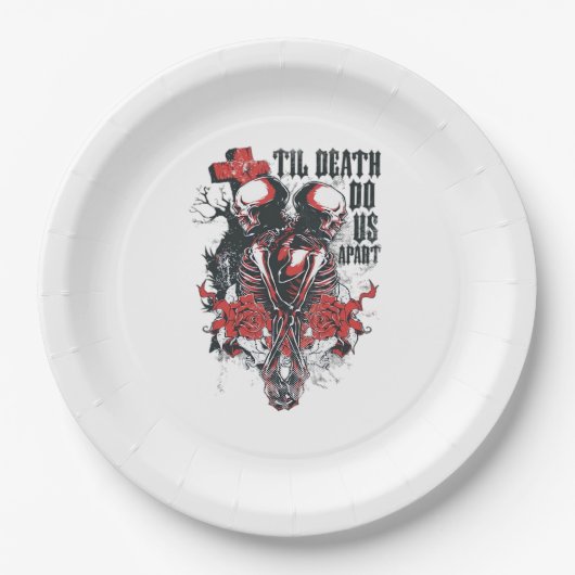 Bis zum Tod tun wir als Classic Pappteller (Vorderseite)