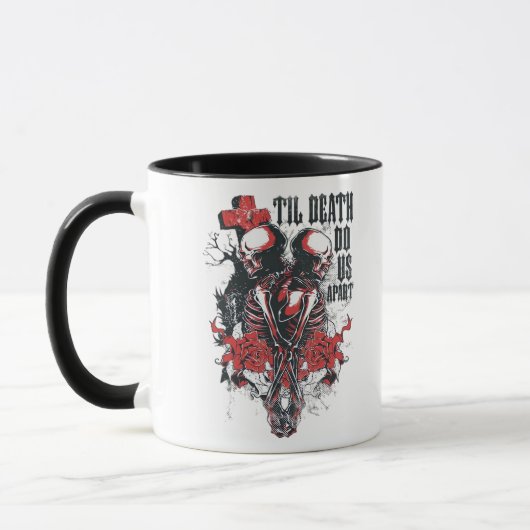 Bis zum Tod tun wir als Classic Tasse (Links)