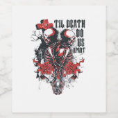 Bis zum Tod tun wir als Classic Weinetikett (Einzelnes Label)