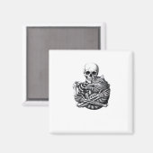 Bis zum Tod tun wir klassisch und teuer Magnet (Vorderseite/Rückseite)