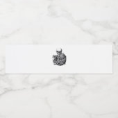 Bis zum Tod tun wir klassisch und teuer Wasserflaschenetikett (Einzelnes Label)