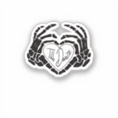 Bis zum Tod tun wir lustiges Design - Gastfreundli Aufkleber (Vorderseite)