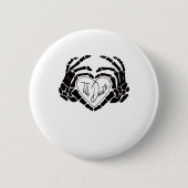 Bis zum Tod tun wir lustiges Design - Gastfreundli Button (Vorderseite)