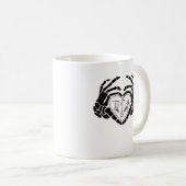 Bis zum Tod tun wir lustiges Design - Gastfreundli Kaffeetasse (VorderseiteRechts)